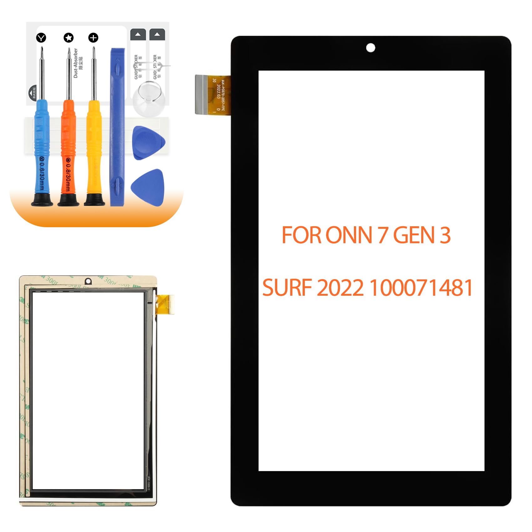 Amazon.com: for ONN 100071481 Screen Replacement Tablet for ONN 7