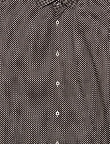 Isaac Mizrahi Boy's Long Sleeve Boxes Pattern Button Down Shirt2