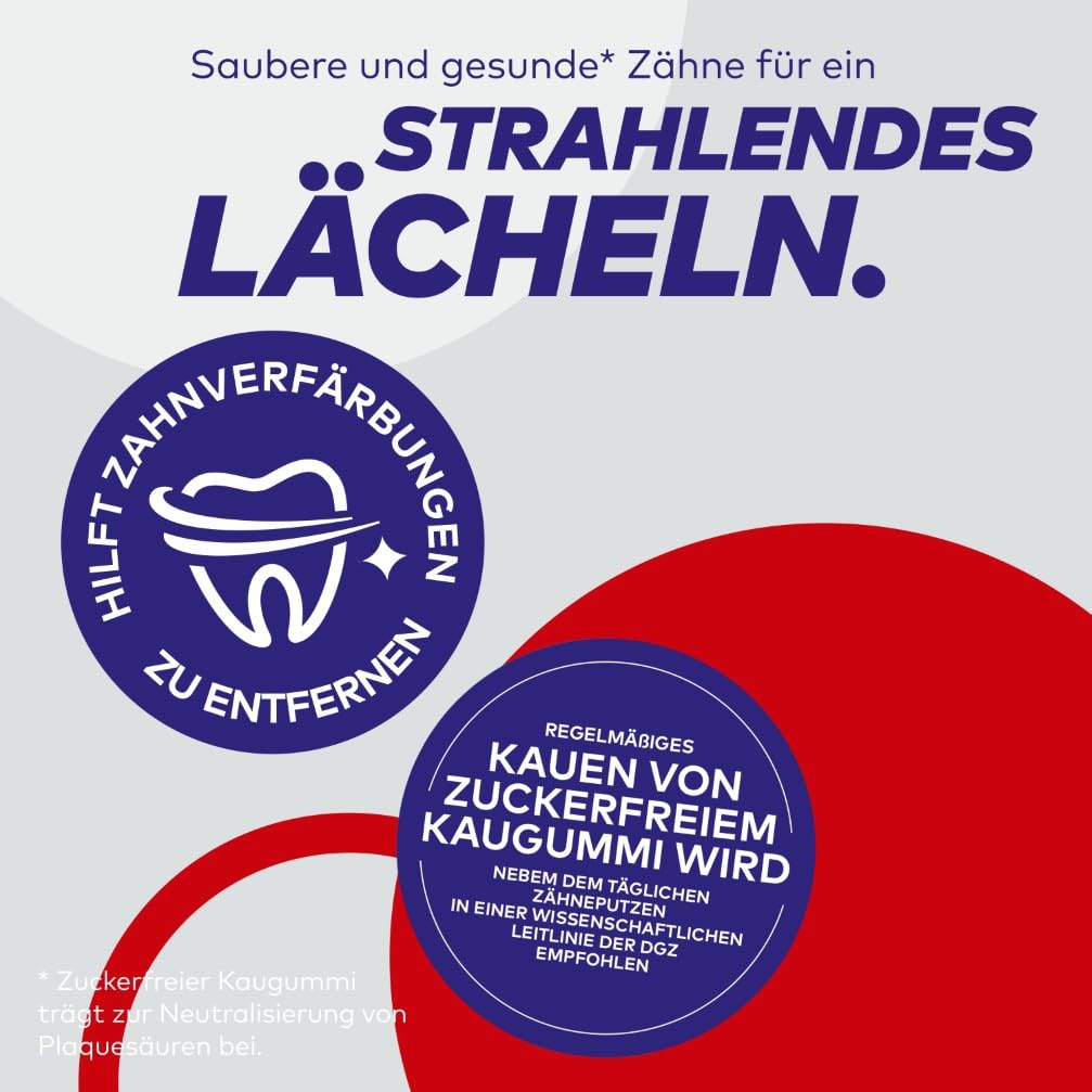 Extra Professional White Himbeere Granatapfel Kaugummi Zuckerfrei 20x30