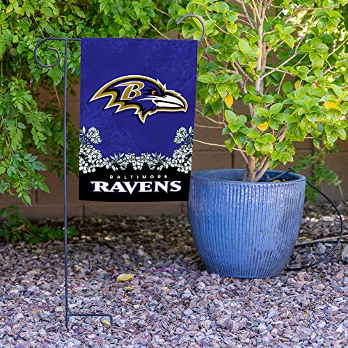 Image of Rico Industries NFL Standard /Primary 13 inch x 18 inch Double Sided Garden Flag - Great Gift for Men, Women, & Fans