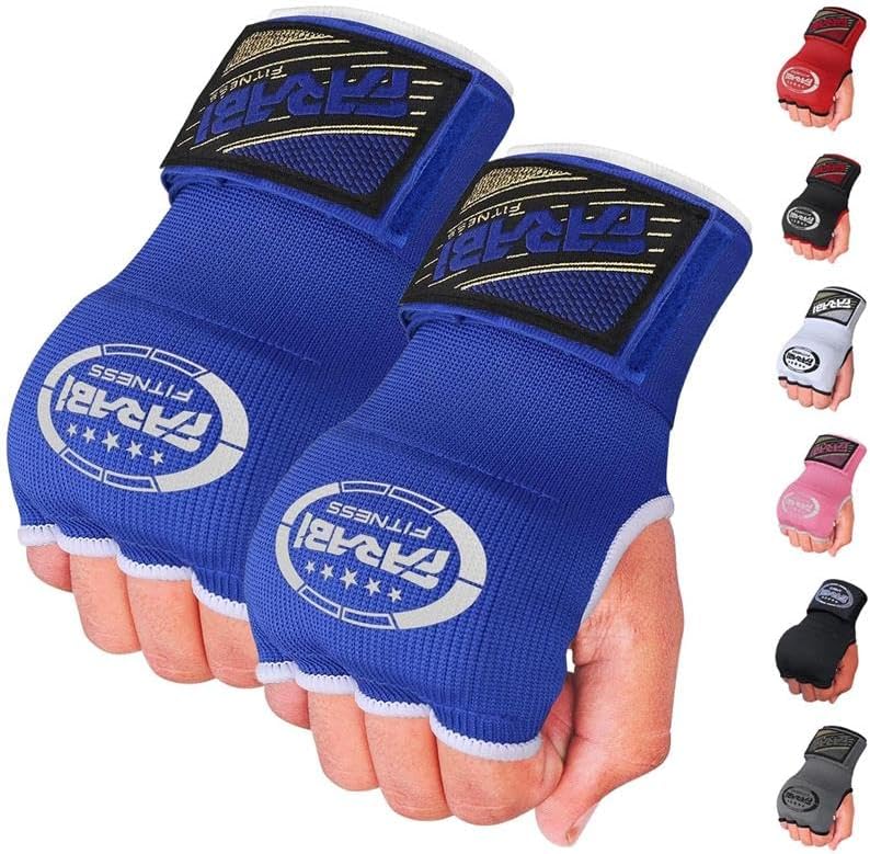 Farabi Kids Junior Inner Hand Wraps Gloves Easy Gel Padded Boxing Wraps with Wrist Wraps Pair