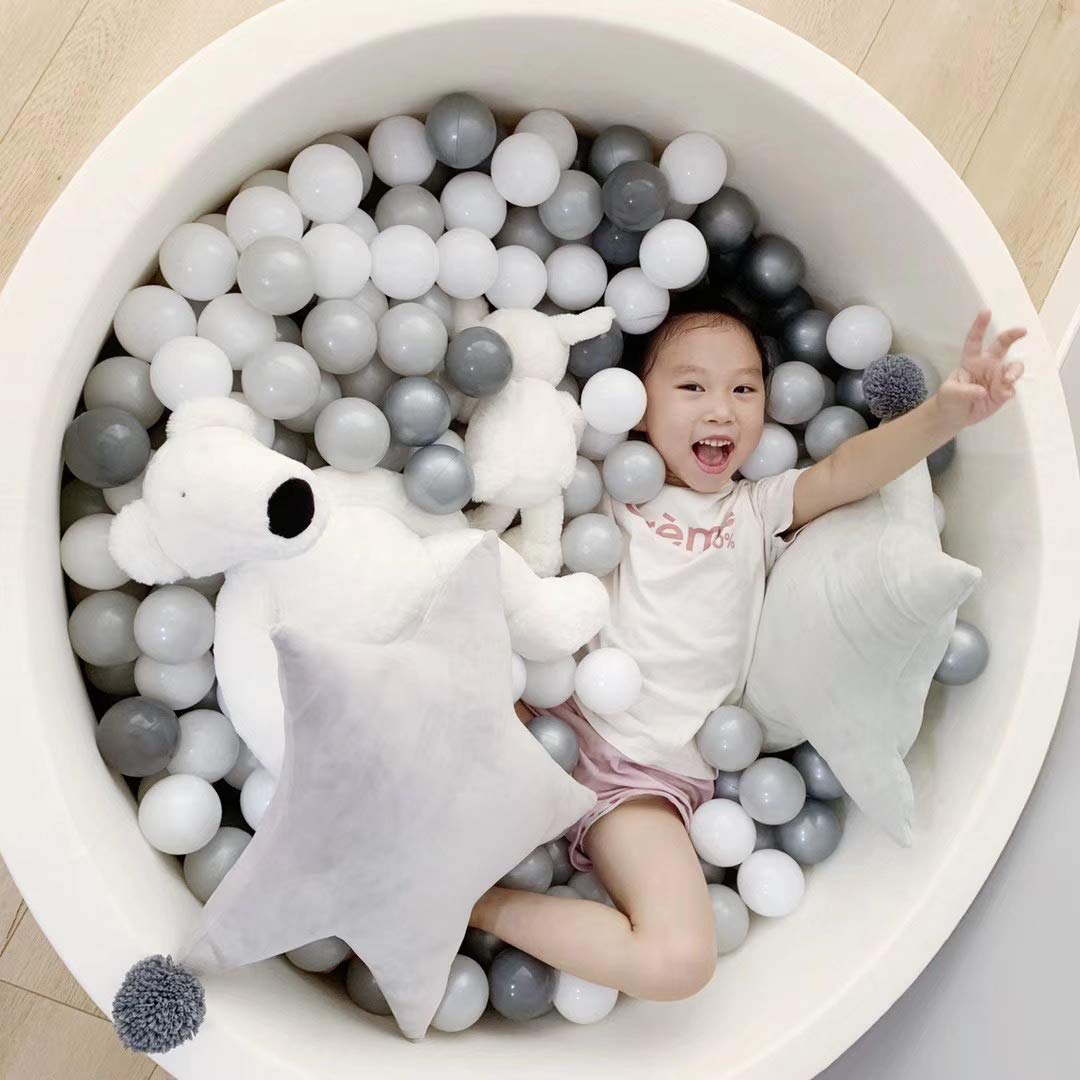 Baby Ball Pit Soft Round Memory Foam Ball Pit Indoors Outdoors Playpen