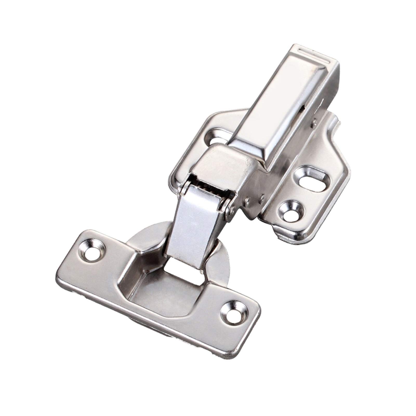 Shundeed Embed 4Pcs Hinges, Cold-Rolled Steel, Cabinet Hinges, Hydraulically Damped Hinges, Concealed Hinges, Soft-Close Hinges, For Bookcases And Closets(Embed)