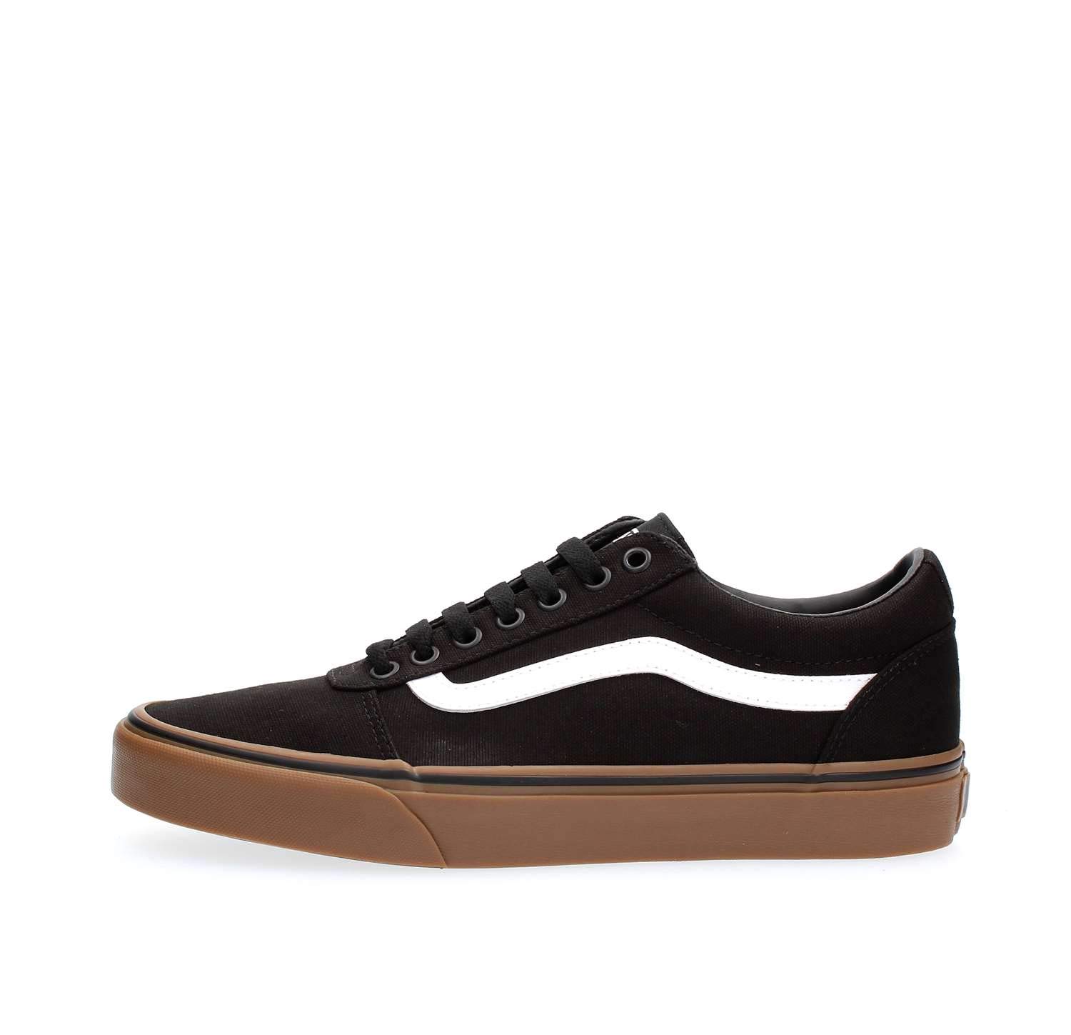 Vans Men's Ward Sneaker, Canvas Black Gum, 10 UK