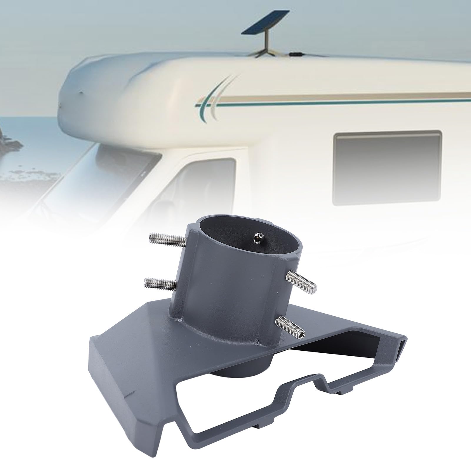 pour support satellite, alliage d'aluminium haute résistance, robuste et fiable, installation facile, résistant aux intempéries, multifonctionnel pour divers appareils
