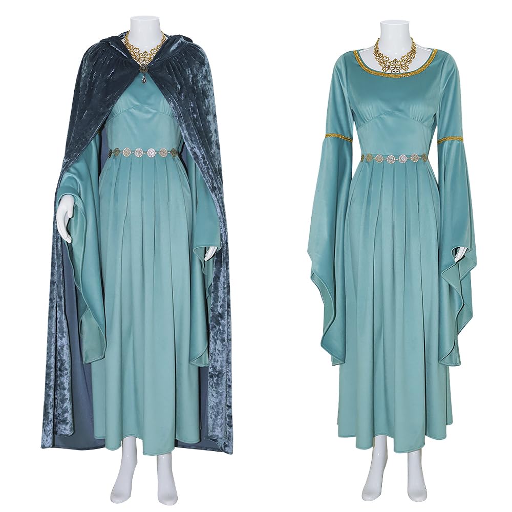 AYYOHON Arwen Costume Women Fairy Princess Costumes Adult Midevil Maid Dress  Renaissance Halloween Cosplay Party Fancydress 3XL - BigaMart