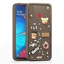 Pikkme Back Cover for Samsung Galaxy A20 / A30 / M10s | Cute Fun Cartoon 3D Bear Silicone Full Body Protection Bumper Cover (Brown) gallery image