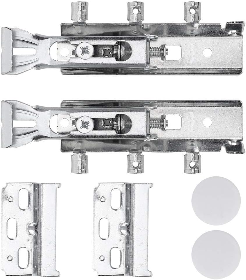 2Pcs Concealed Cabinet Hanger Universal Cupboard Wall Brackets Unit Heavy Duty Kitchen Wall Unit Cabinet Plates for Kitchen Bedroom Dinining Room Study