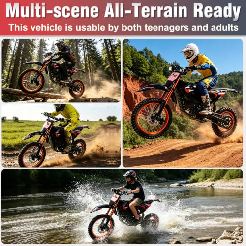 60V 28.8Ah Electric Dirt Bike for Adults