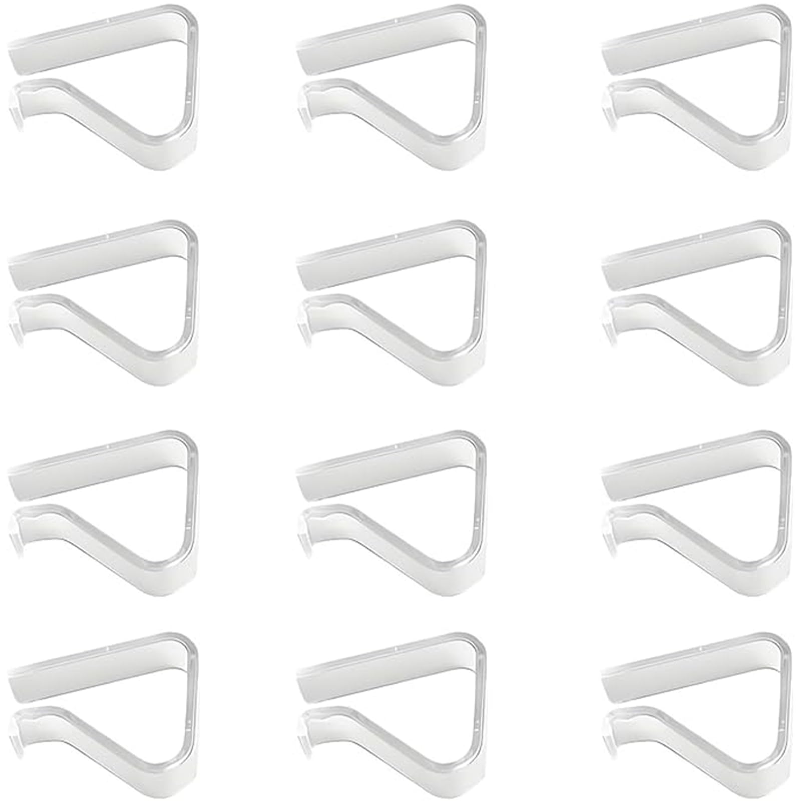 RGEVGER 12 Pcs Anti-Slip Tablecloth Clips, Outdoor Table Cloth Clips