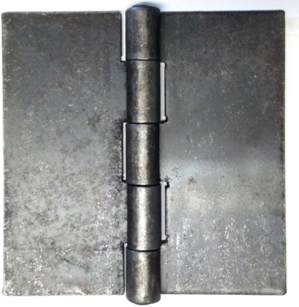 Pair of Steel Butt Weld Hinges (Heavy Duty) (6" X 6")