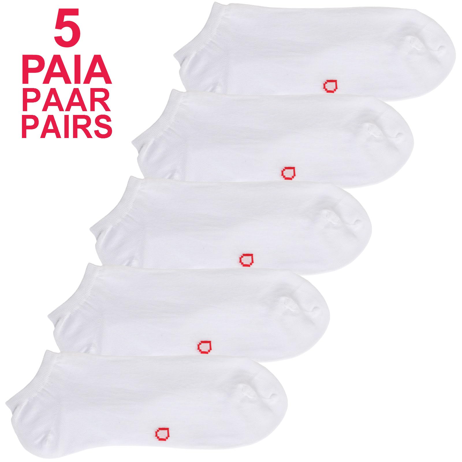 alber's – 5 Paia Mini-Calza Donna Filo di Scozia