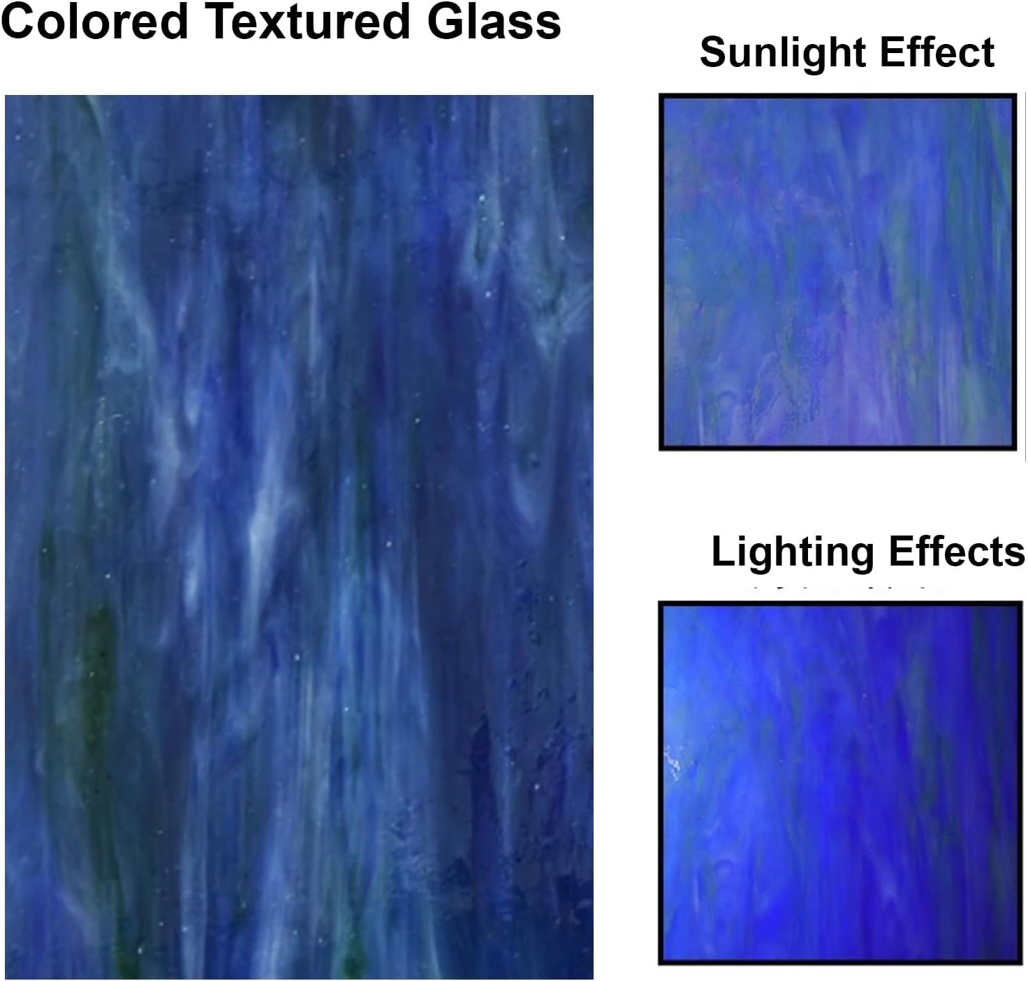 24 Pcs Stained Glass Sheets 4 x 6 Inch Rainbow Stained Glass Supplies for Craft Projects Variety Mosaic Art Mixed Color Iridescent DIY Home Decor(Colorful)