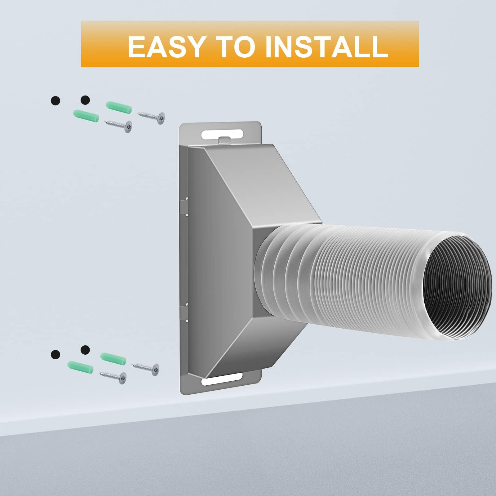 The Bat Valve, Briidea Bat Exclusion Device, Reusable One Way Bat Door Get Rid of Bats in Your Home, Attic, Gray