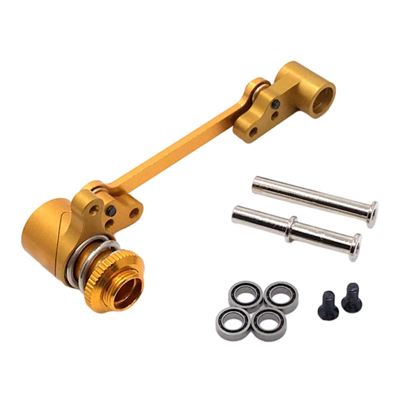 Steering Group Assembly for Wl Toys 124016 124017 124018 124019 1/12 Rc Car Gold-image-2