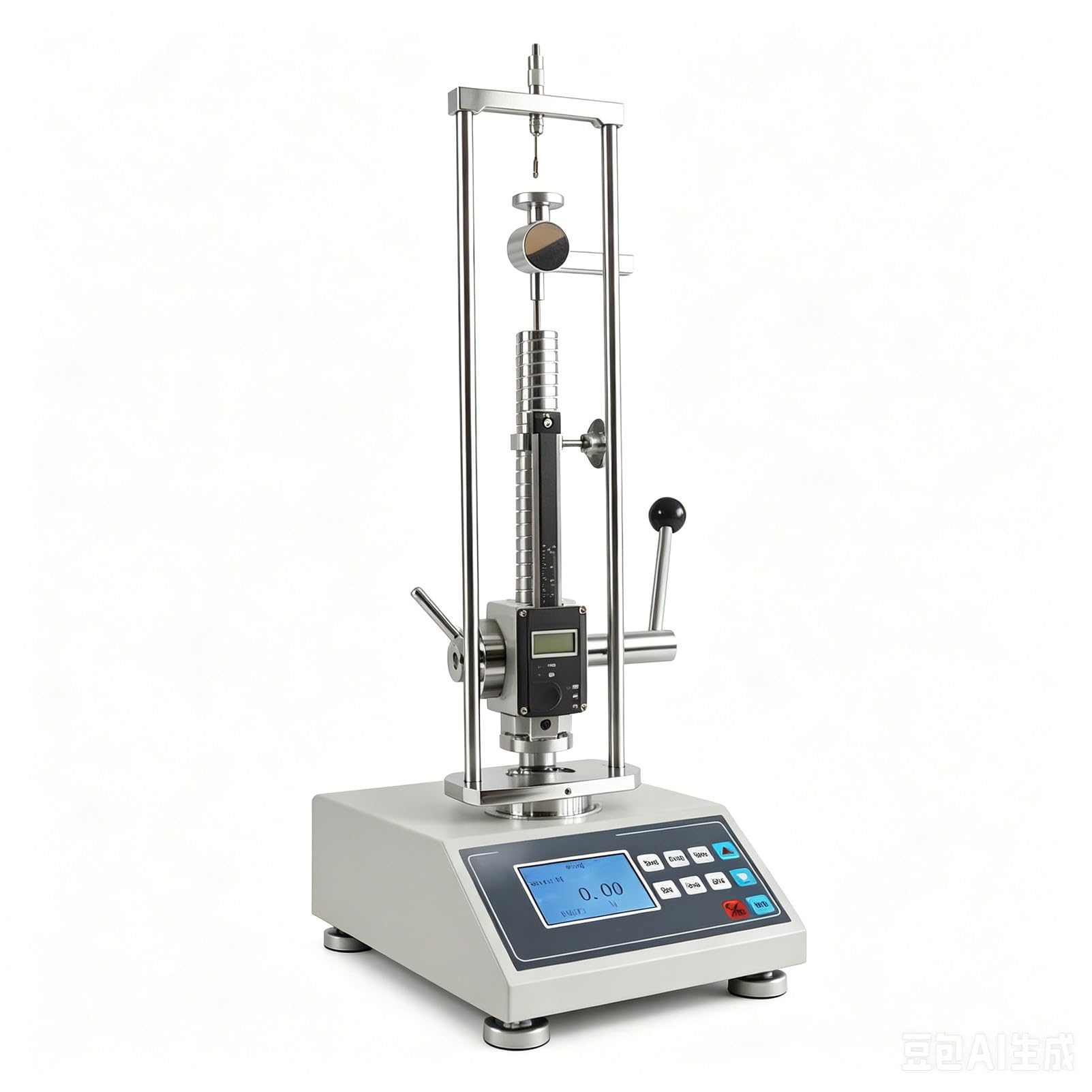 ZHJOPP Digital Spring Tester 10N, Tension Compression Testing Machine,Easy PLC Connection for Industrial Applications (500N)