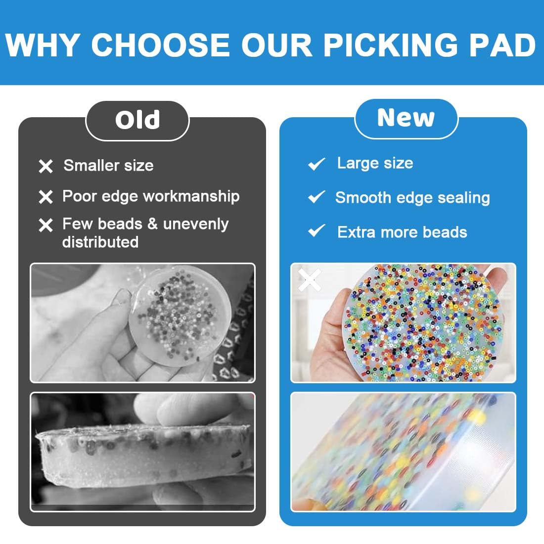 NHQZ 2 Pezzi Picky Pad Fidget Toy, Silicone Fidget Toy, Skin Picking Fidget Toys, Giocattoli Antistress per la Pelle Picking, Picky Pad Fidget per Alleviare lo Stress e L'ansi, Circolar
