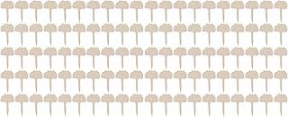 Plant Labels, 100 Pack 3.9x2.4in Tree Shape Plant Tags for Decorating and Recording Plants, Writing Nursery Garden Label, Poplar Plywood Garden Plant Markers Signs