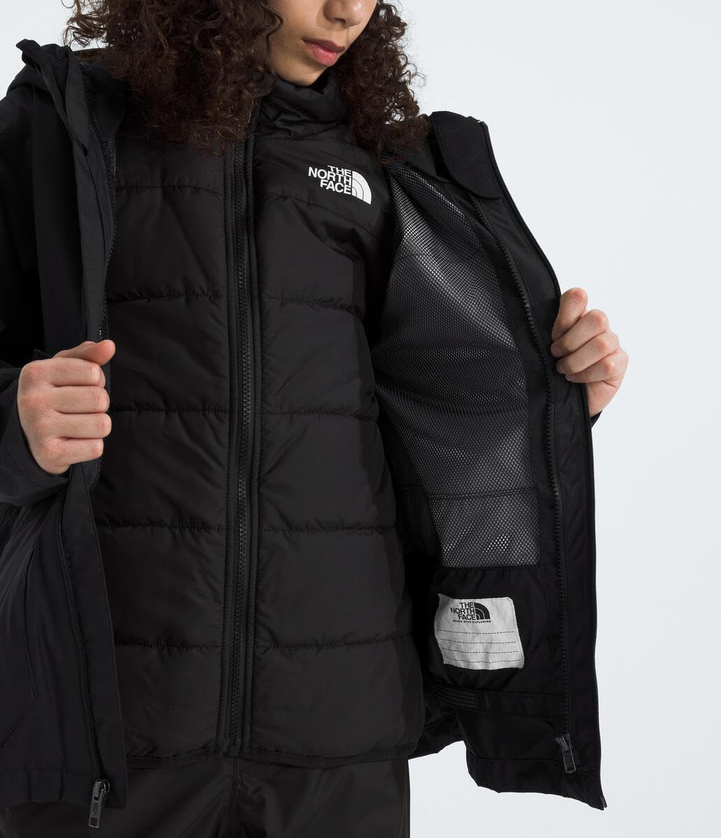 THE NORTH FACE Teen Freedom Triclimate Jacket | Heatseeker Insulation & Water Repellent, Helmet Compatible Hood, Goggle Wipe