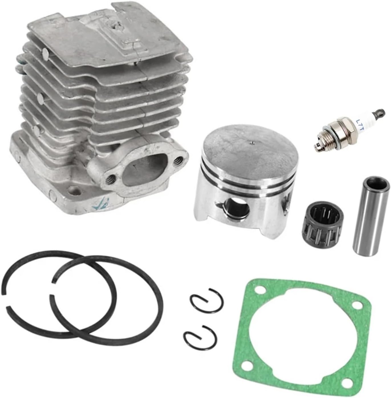44-6 Engine Cylinder Head with 44MM Piston Kit Fit for 2 Stroke 49cc Piston Ring