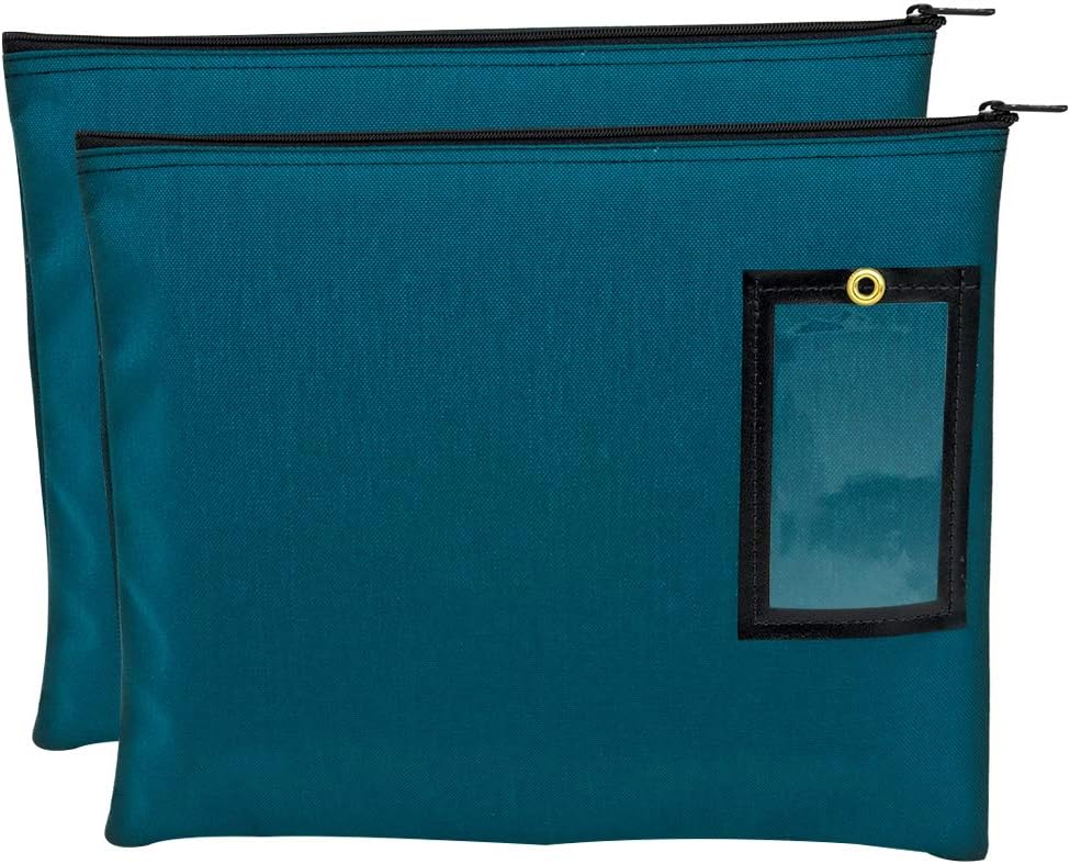 Secure Document Bags - 14W x 11H File Tote - Office Bag Set of 2