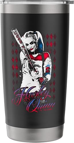 Miniatura 3 de Suicide Squad Vaso aislado de acero inoxidable Harley Quinn Bat