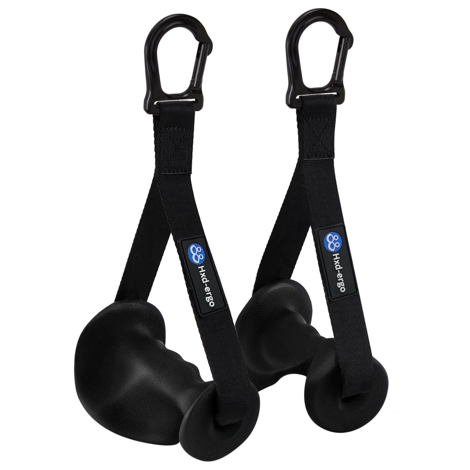 HXD-ERGO Poignée Ergonomique Musculation, Poignée de Tirage Musculation Accessoire pour Machine Smith Bande de Résistance et Élastique Fitness Machine à Câble et Poulie