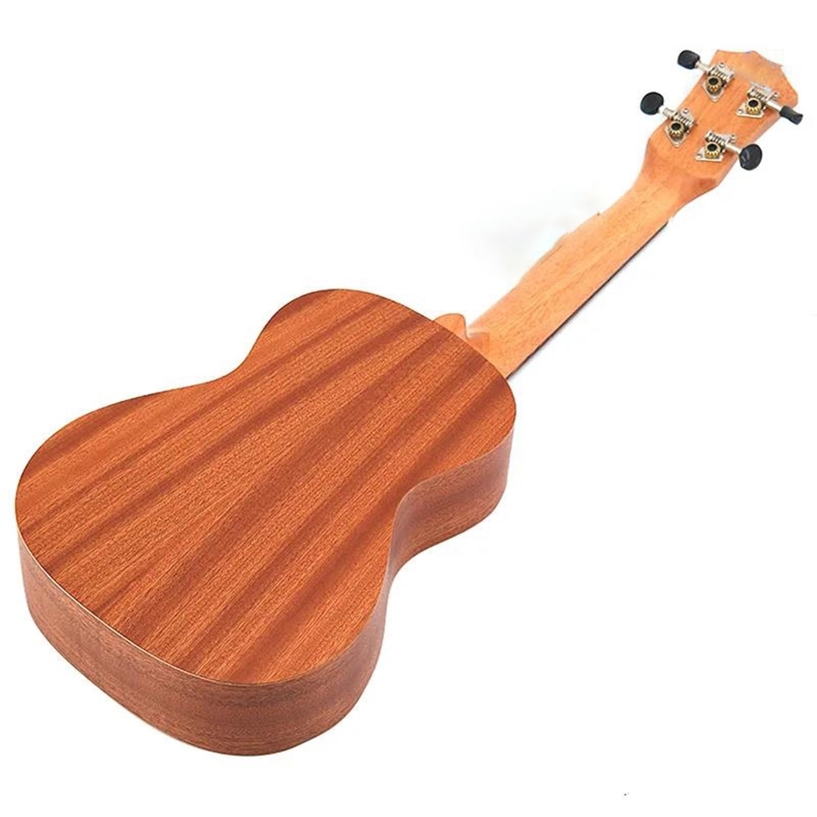 Sapele Konzert-Ukulelen-Set 23 Zoll 4 Saiten Hawaiianische Mini-Gitarre Mit Tasche Stimmgerät Kapodaster Riemen Stiche Und Plektren
