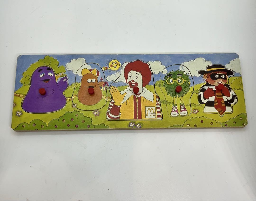 グリマス　マクドナルドランド　ライセンスプレートホルダー　マクドナルドランド　缶 グリマス マクドナルドランド ライセンスプレートホルダー