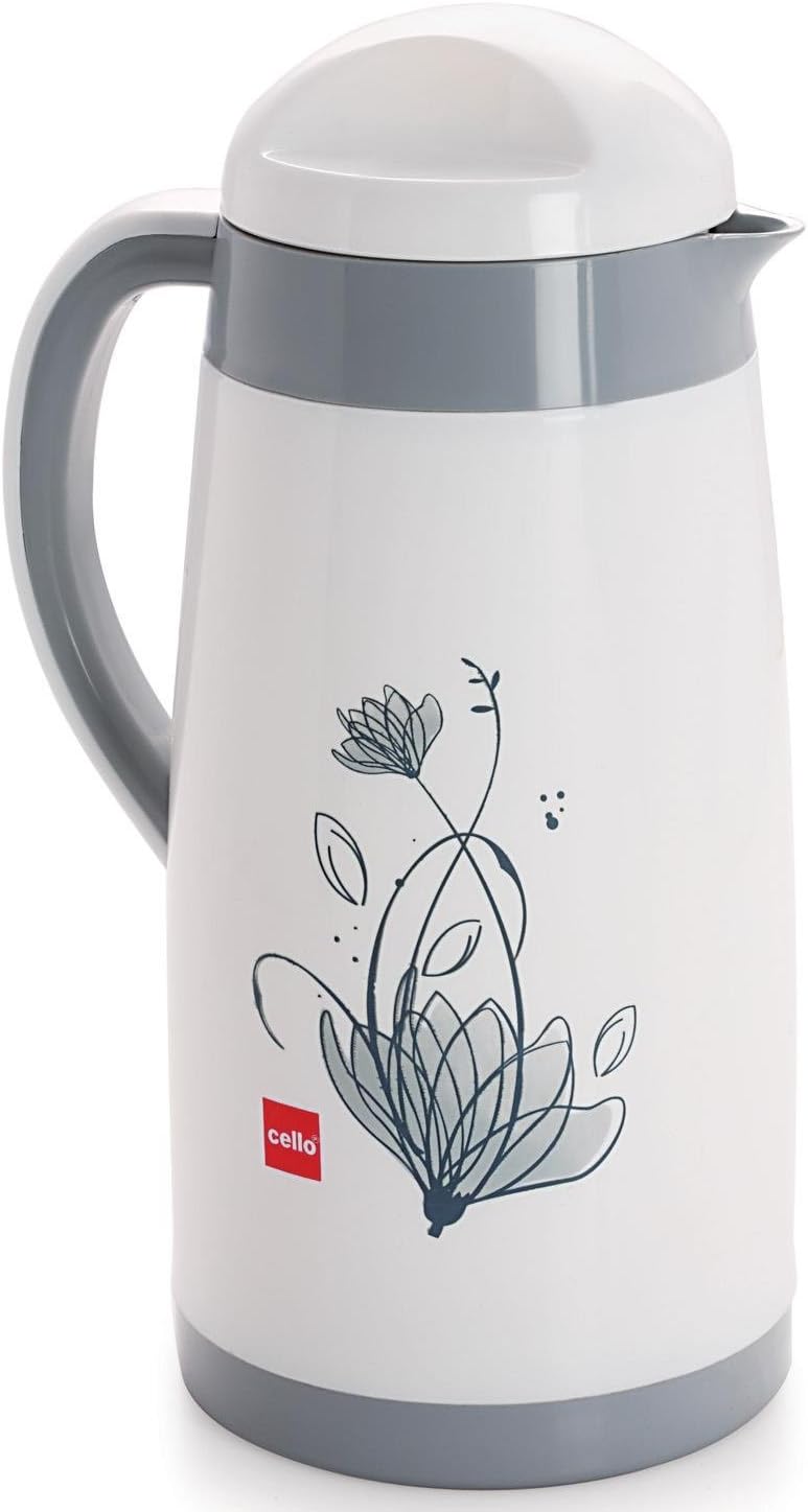 Cello Neptune Tuff Jug, 1.5 Litres, White, Plastic