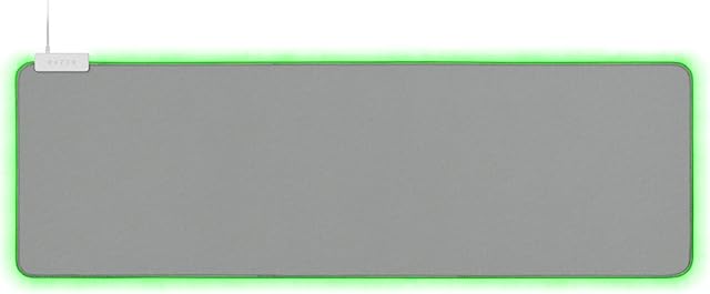Razer Goliathus Extended Chroma Gaming Mouse Pad: Customizable Chroma RGB Lighting - Soft, Cloth Material - Balanced Control & Speed - Non-Slip Rubber Base - Mercury White