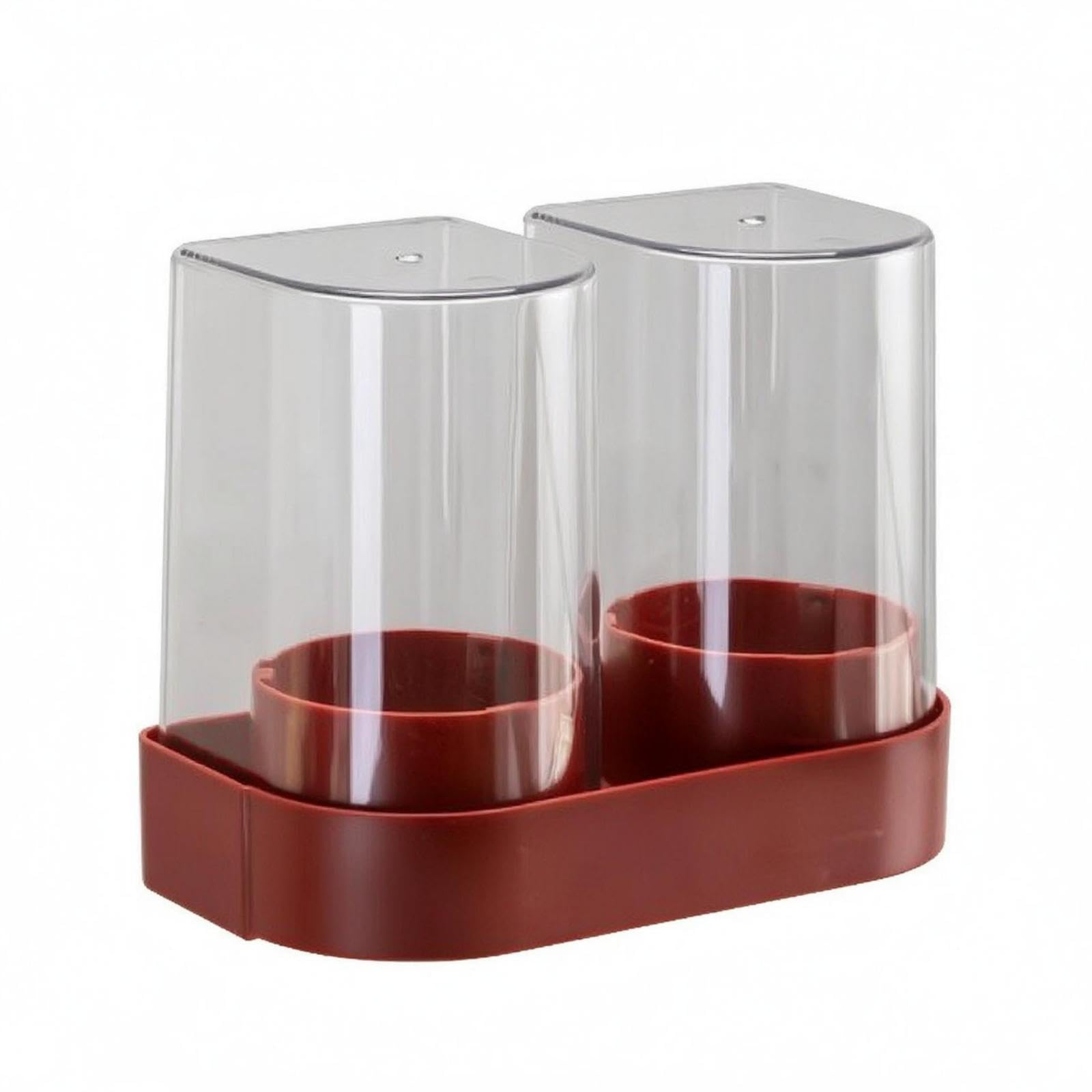 paper cup dispenser double tube nested cup dispenser covered top red double wall-mounted