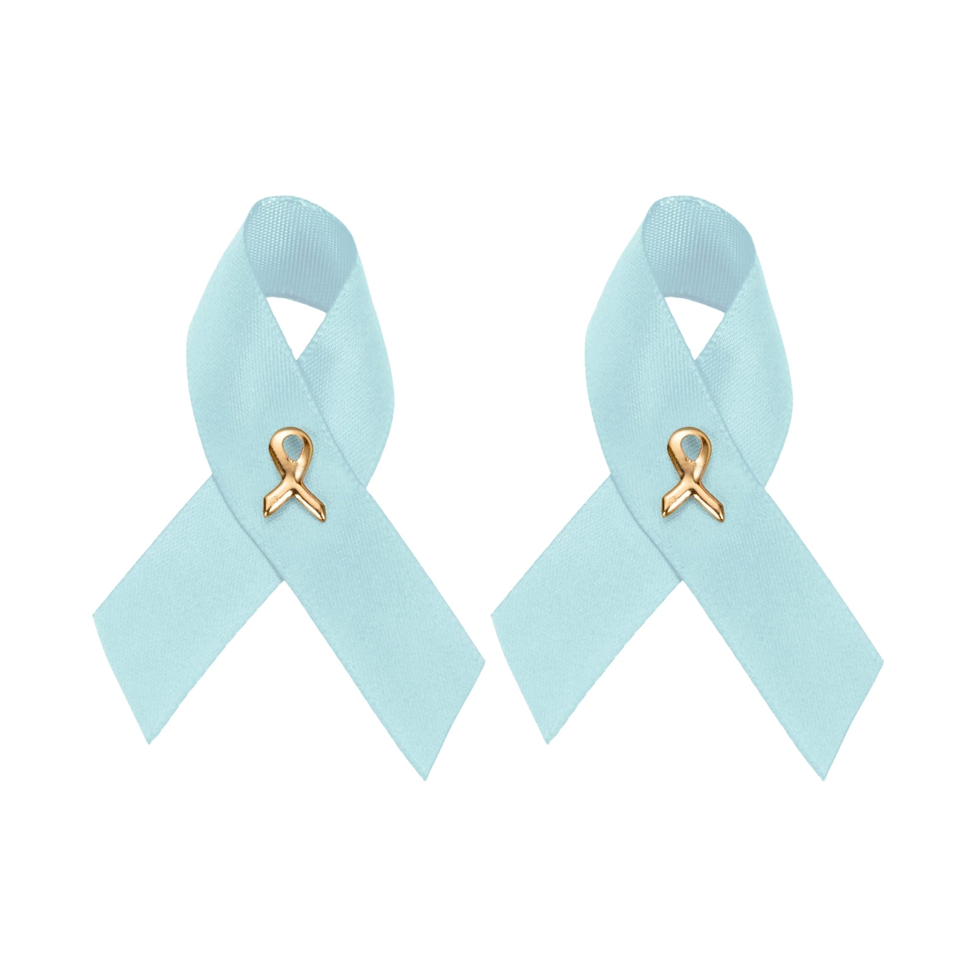 1/2/5/10/25/50/100pcs Satin Awareness Ribbon Pins (Pick your color), for Cancer &amp; Disease Awareness, Bulk Quantities for Fundraising, Events, Gift Giving