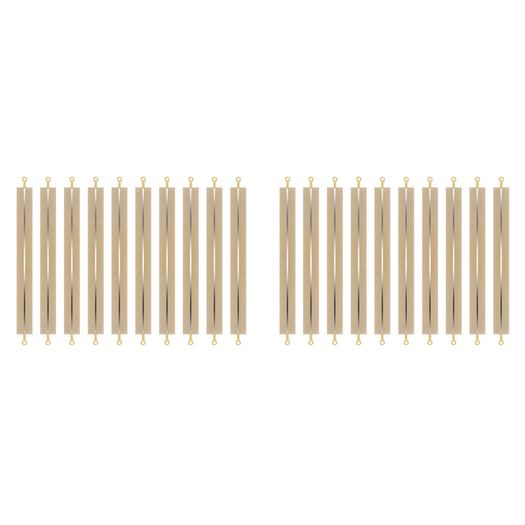 Hndhbfgrt 20Pcs Impulse Sealer Replacement Parts 12Inch Heat Seal Strips Replacement Elements Grip Impulse Sealer Heating