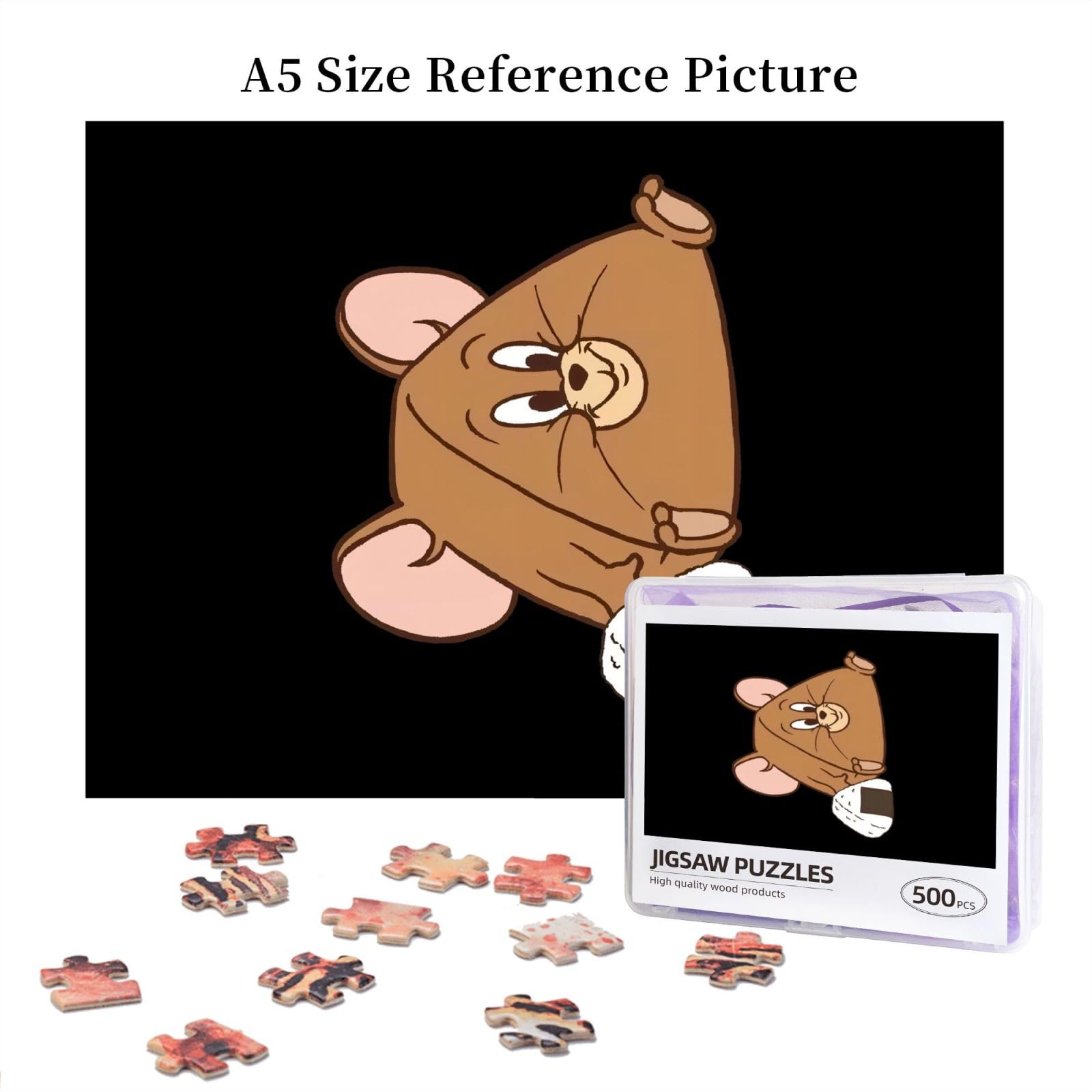 Amazon.co.jp: ジグソーパズル トムとジェリー 500ピース 木製パズル