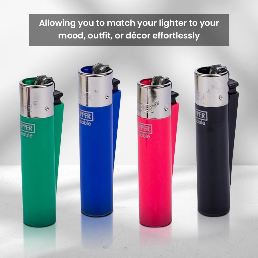 Clipper Refillable Flint Lighters