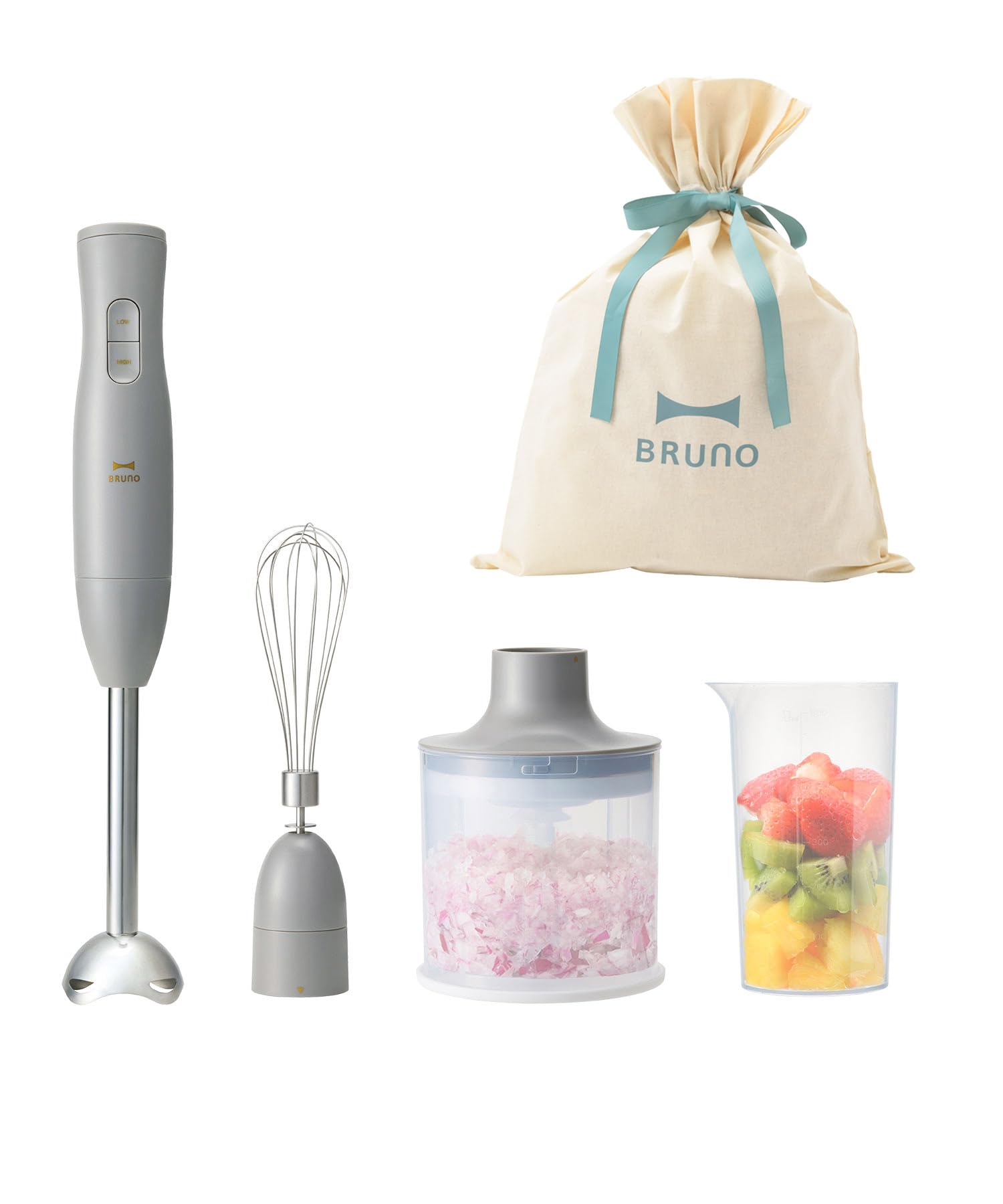 未使用　BRUNO ブルーノ マルチスティックブレンダー2 離乳食 1台5役 Amazon | BRUNO ブルーノ マルチスティックブレンダー2 【セルフ