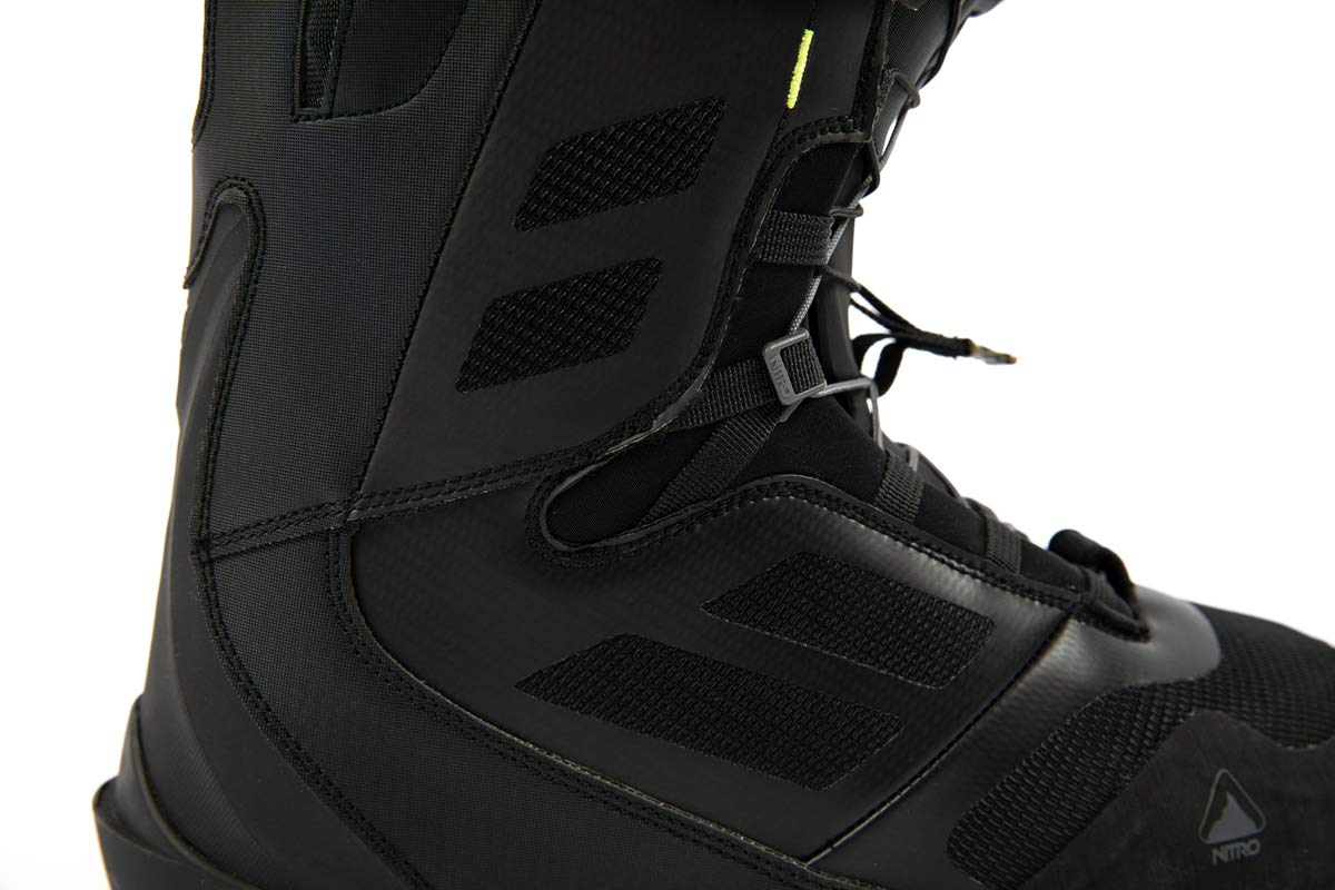 Nitro Snowboards Incline TLS Buty snowboardowe, Mężczyźni, Black-Lime, 250