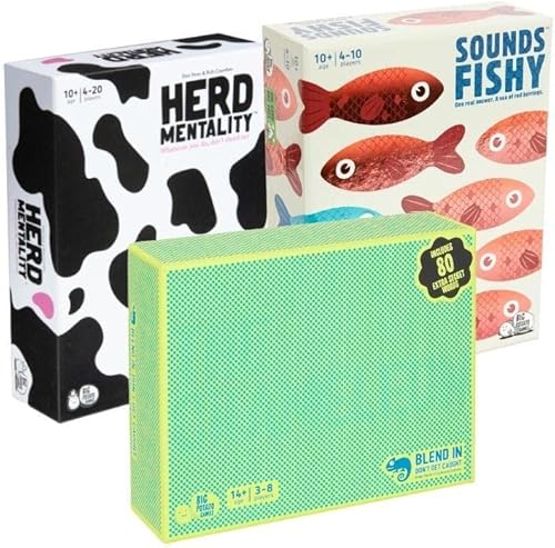 Big Potato Paquete de fiesta de animales: divertidos juegos de mesa para la noche de juegos familiares o con amigos también para 8 jugadores