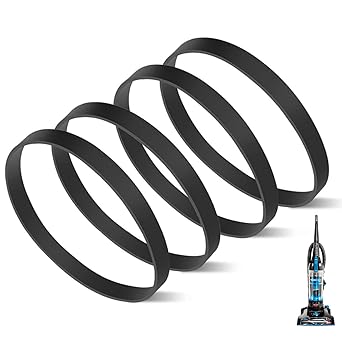 JEDELEOS 4 Replacement Belts for Bissell PowerForce Helix (Turbo) Vacuum, Replace Parts 2031093, Fit Models 2191, 2191U, 2190, 1700, 1797, 2691, 2692, 1240, 12B1, 68C7, 3920 Series