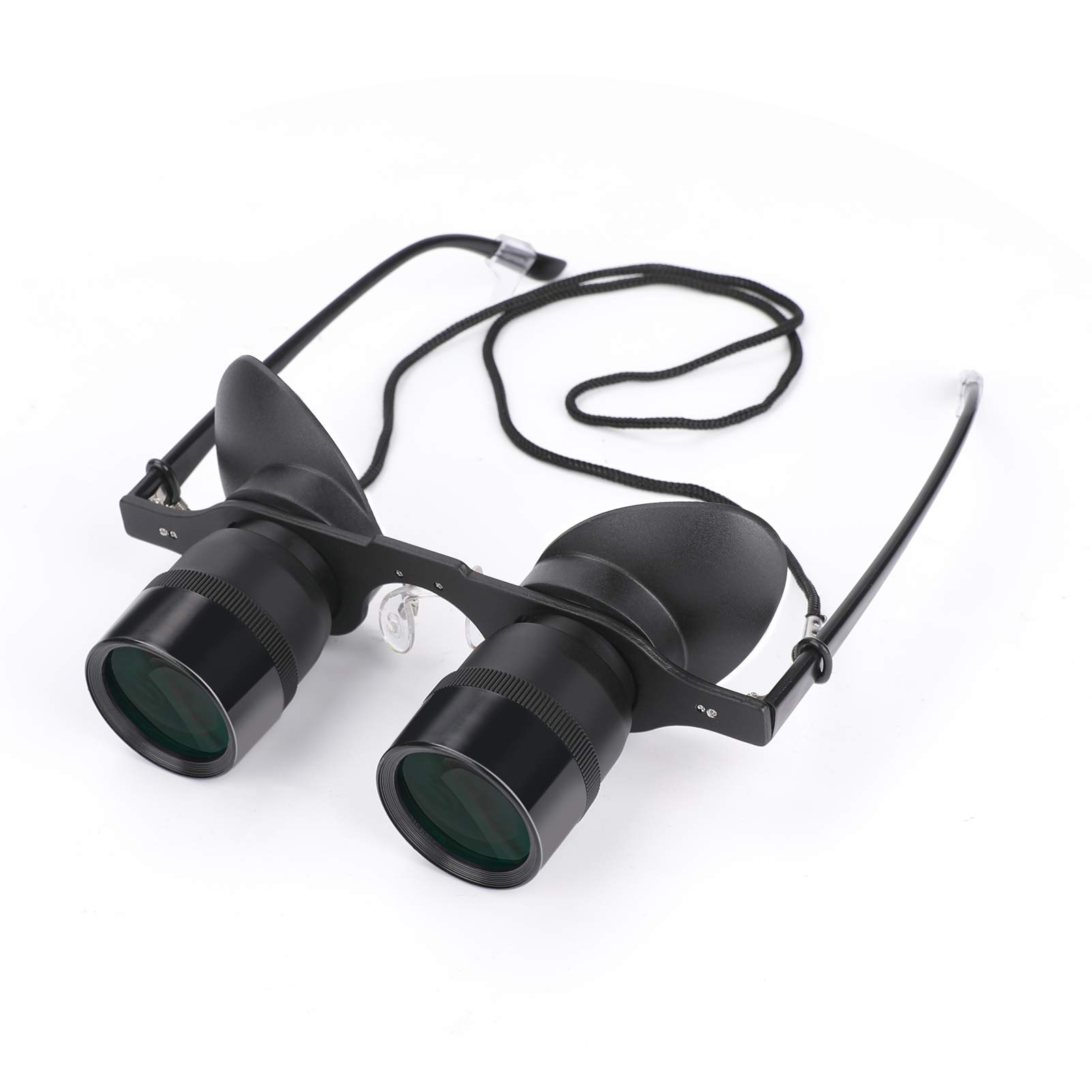 Aceshop Fishing Binocular Gl Professional Hands-Free Binocular Gl Adjustable Distance Eyegl for Hunting/Fishing/Concerts/Sport/TV/Sight Seeing High Definition Opera Gl