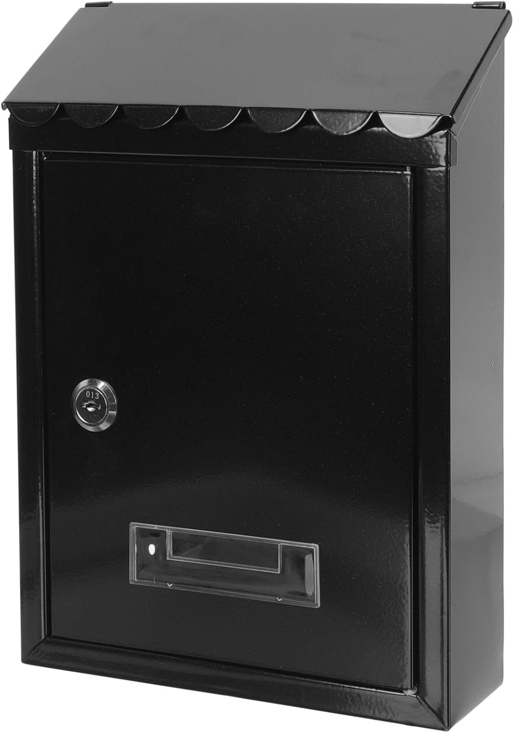 BETOOKY Lockable Wall Mount Mailbox Retro Metal Mail Box for Outdoor Garden, Vintage Rainproof Hanging Mail Organizer with Key Lock for Home Front Door