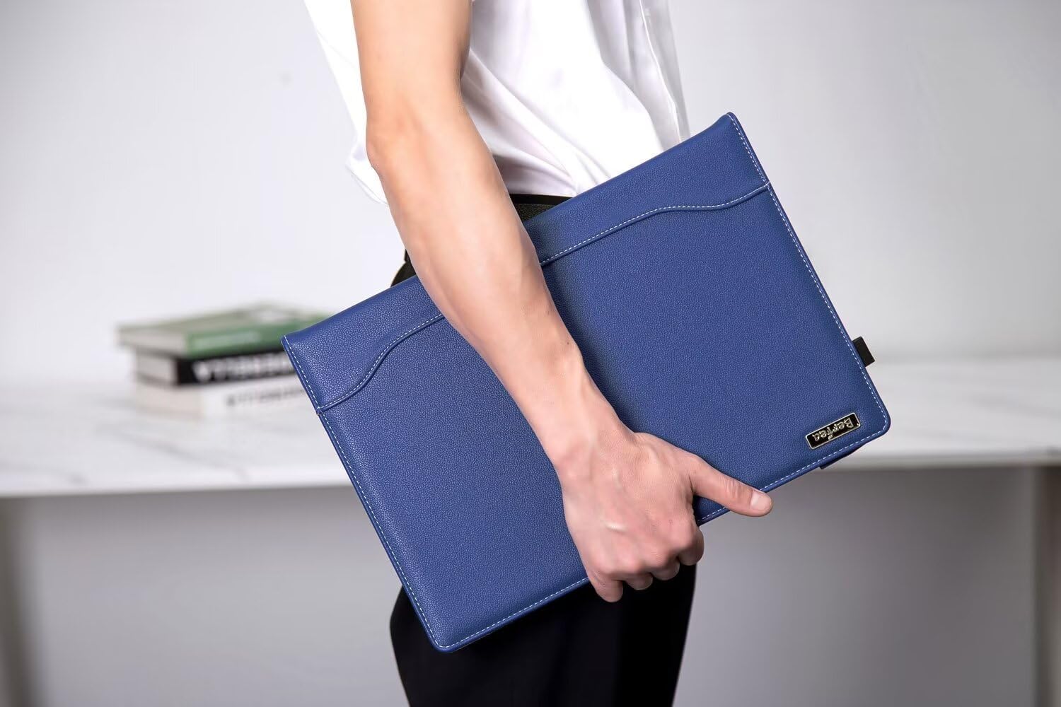 Berfea Protective Case Cover Compatible with DELL Inspiron 16 5645, 5640, 5635, 5630, 5625, 5620 16 inch Laptop Sleeve Notebook Bag Stand Carry Case