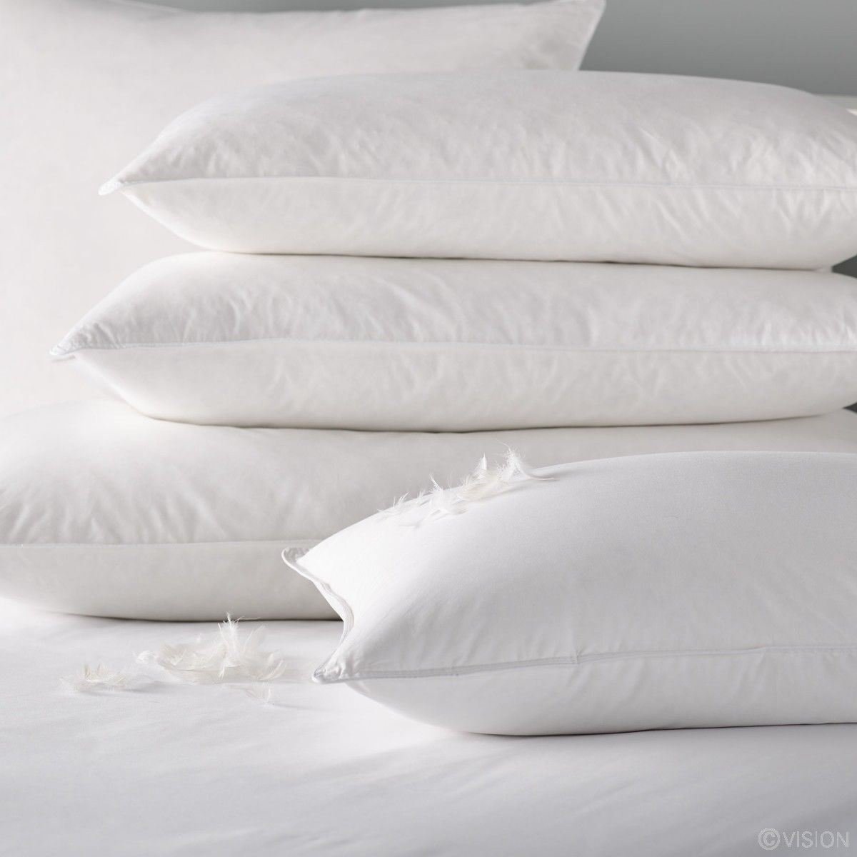 Deluxe Pillow Extra Bounce Back Hollow Fibre Filling Size 50 X 75CM (19" x 29") Pack Of 8 Pillow By Comfort Collections