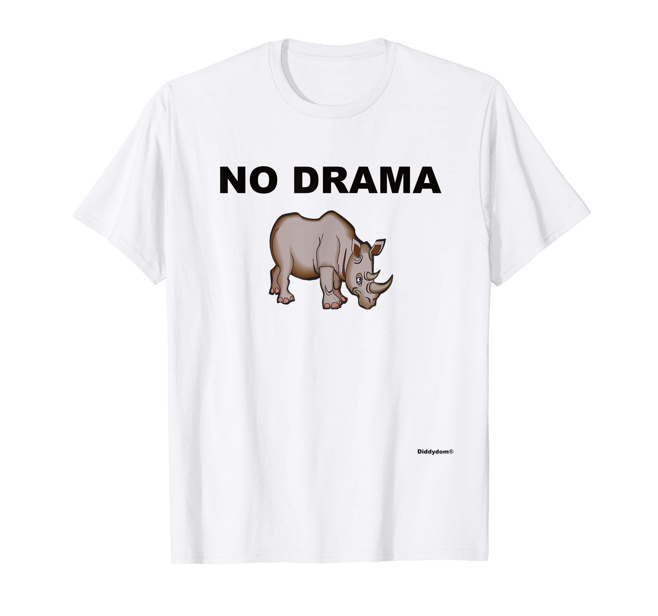 Rhino No Drama T Shirt Men Women Kids Funny tee