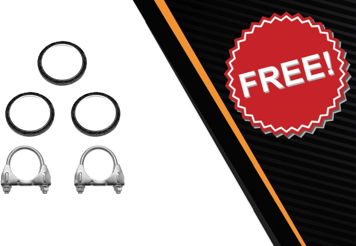 Exhaust Resonator w/Pair of Mufflers Compatible for 2005-2012 Toyota Avalon 3.5L | Direct-Fit | Northeastern Exhaust | Free Gaskets and Clamps Included | Automotive Replacement Part