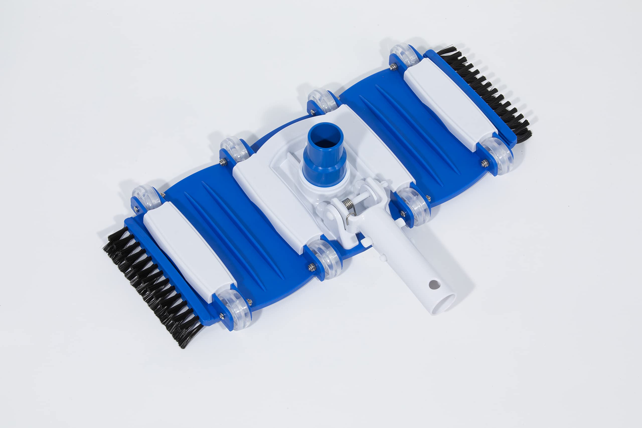 Helix Swimming Pool Vacuum Head with Swivel Hose Connection and Clip Handle Pool Flexible Cleaning Brush Pool Surface Cleaning Tools Removes Debris Clean Corners-image-35