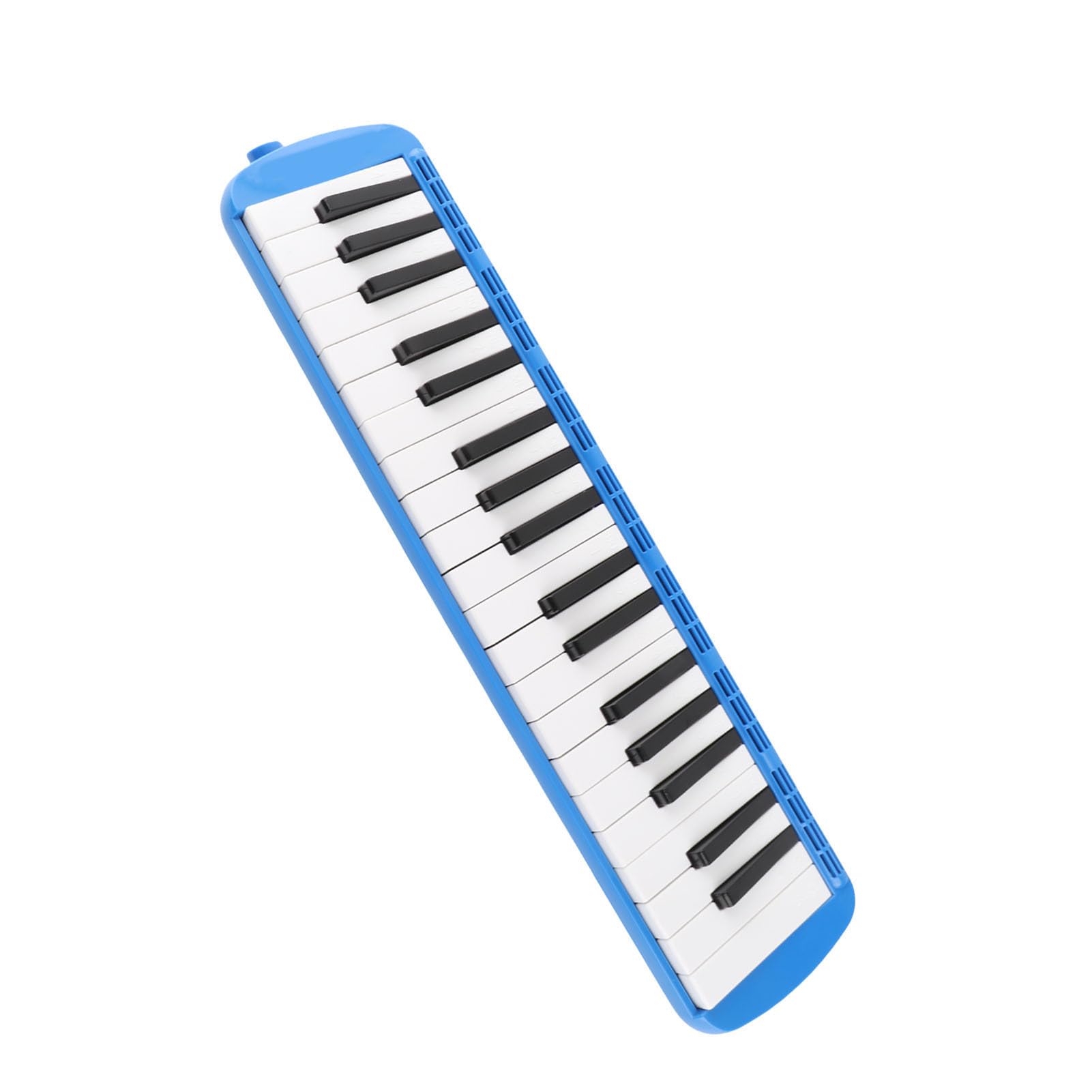 Melodica 37 Tasti Tastiera Strumento Musicale a Fiato Professionale Portatile Melodica Formazione Adatto per Principianti(blu)