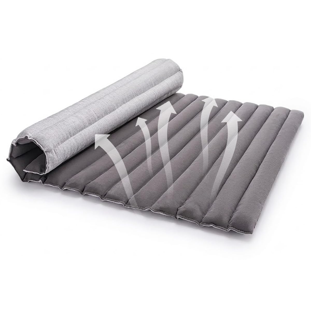 Colchón Antiescaras, Transpirable Colchón de presión alterna, Almohadillas para El Cuidado De Personas Mayores para Cama Cuidado Las Caderas para Hospital,Silla De Ruedas Y Hogar,Dark gray,150x90x3cm