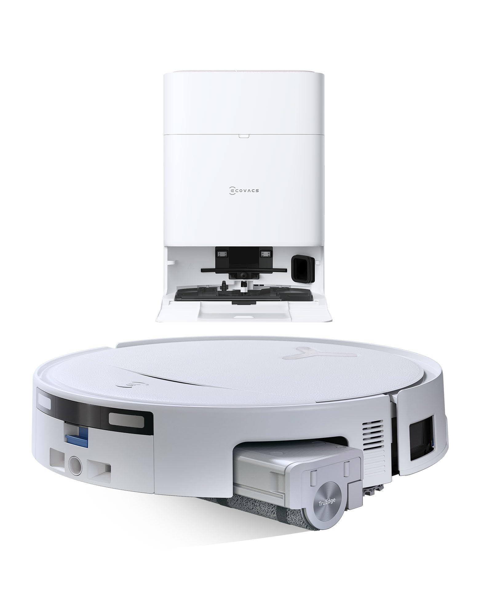 Ecovacs DEEBOT ホワイト ロボット掃除機 自動ゴミ排出ステーション Amazon.co.jp: ECOVACS: 全自動多機能ステーション付き